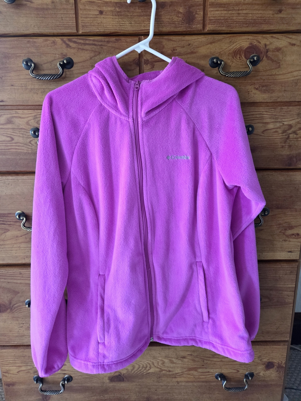 Columbia Bright Magenta Fleece Pullover